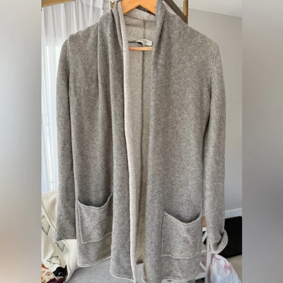 Aritzia Babaton Women’s Beekman Cardigan in Heathered Gray, XXS - Picture 1 of 8